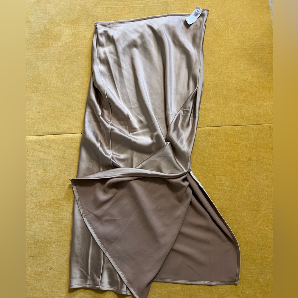 Taupe new with tags satin slip